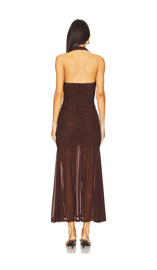  Bardot Midi-kleid Sephera In Chocolate. Größe 4. Also In 2, 6, 8, 10, 12. 