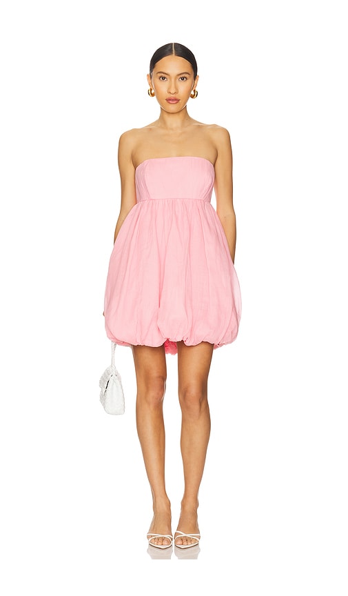 Benita Strapless Mini Dress in Pink. - size 6 (also in 10, 12, 2, 4, 8)