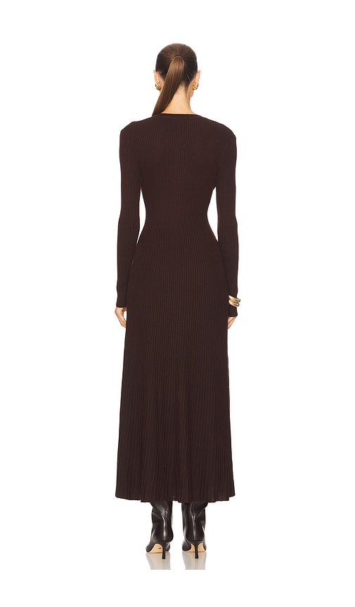  Bardot Midi-kleid Hattie In Chocolate. Größe M. Also In L. 