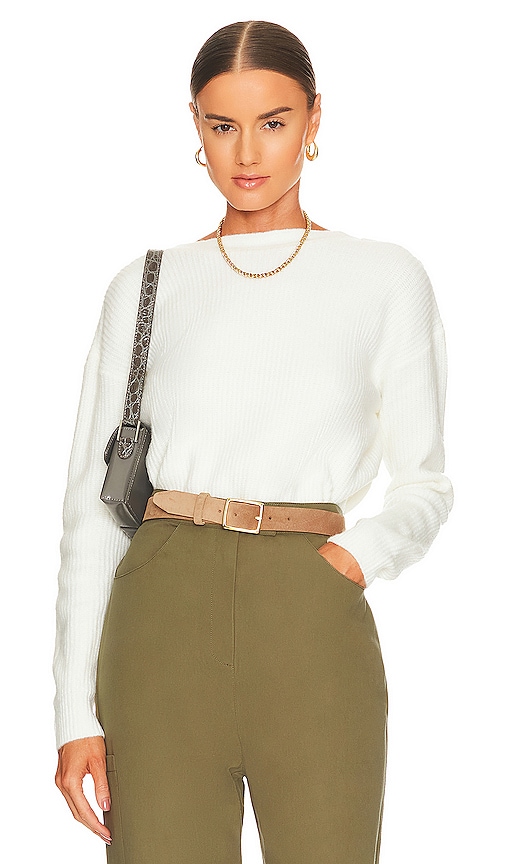Bardot The Cross Back Knit in Ivory