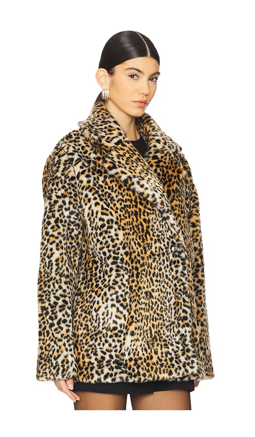  Bardot Kunstfellmantel Vento In Brown. Größe 2. Also In 6. 