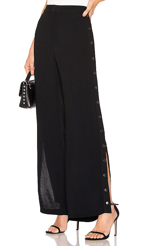 Bardot Snap Side Pant in Black