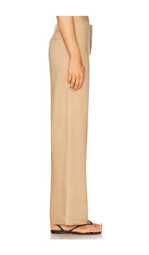  Bardot Leinenhose Balia Hipster In Beige. Größe 4. Also In 12. 