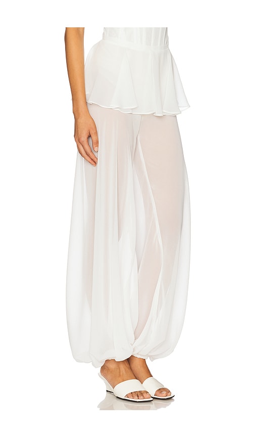 Bardot Lissett Soft Balloon Pant In White