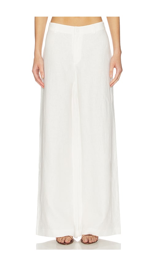 Serafina Linen Mid Rise Pant