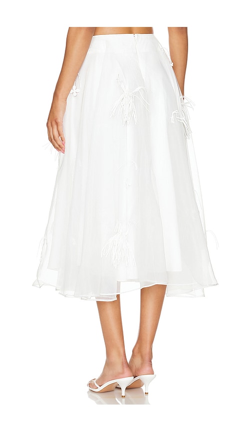  Bardot Midirock Marcelle In White. Größe 10. Also In 8. 