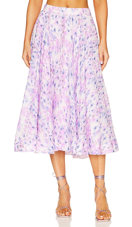 Bardot Mirabelle Midi Skirt in Lavender