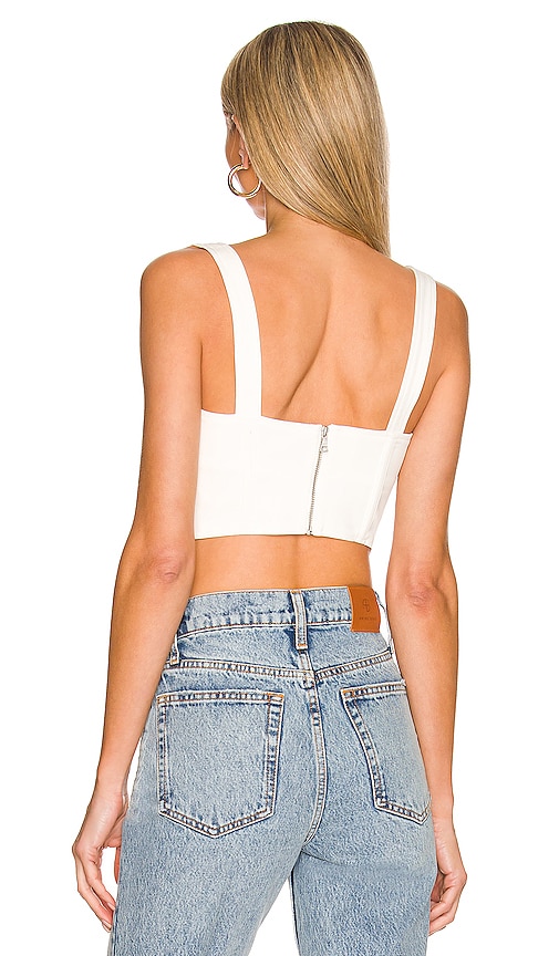  Bardot Oberteil In White. Größe 10. Also In 12. 