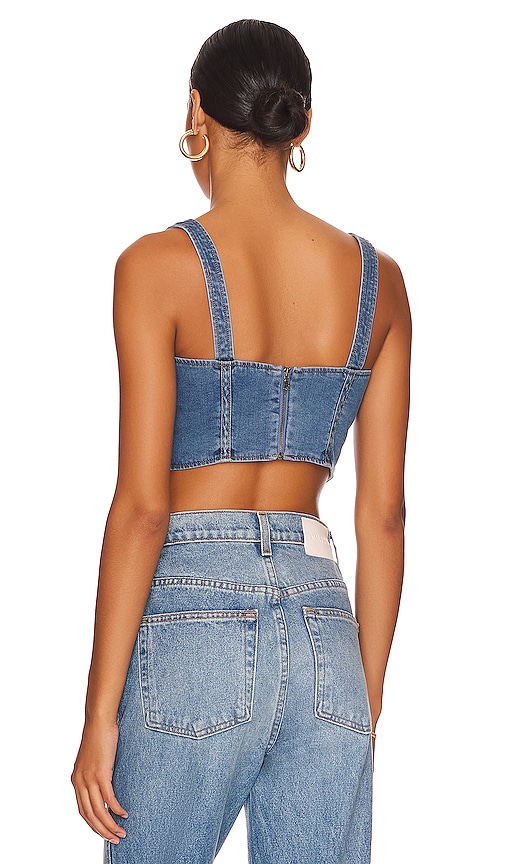  Bardot Oberteil Denim In Denim-medium. Größe 2. Also In 4. 