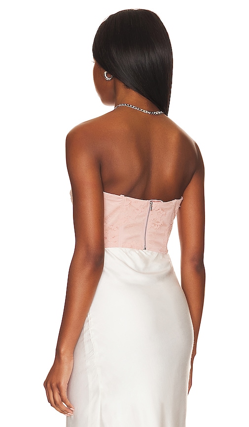  Bardot Oberteil Ellie Lace In Blush. Größe 4. Also In 6. 