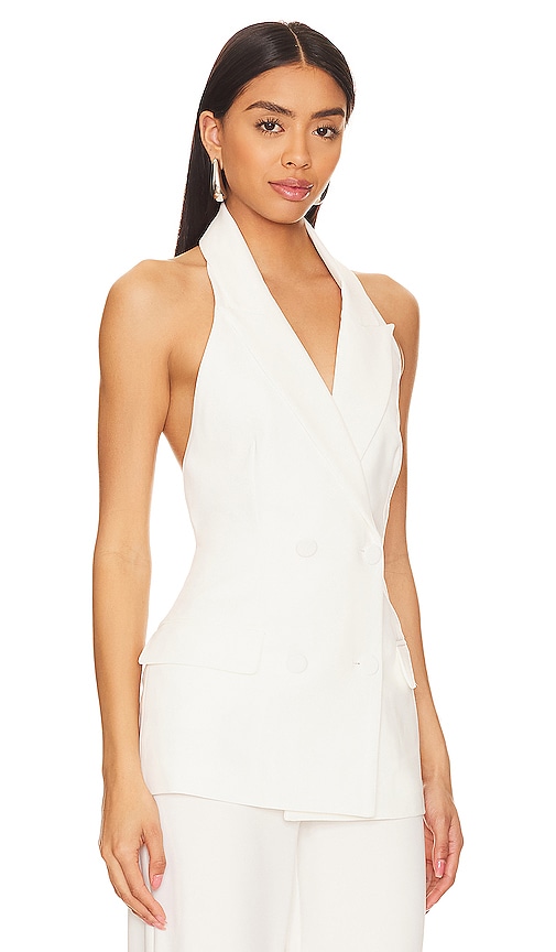 Shop Bardot Freya Vest In White