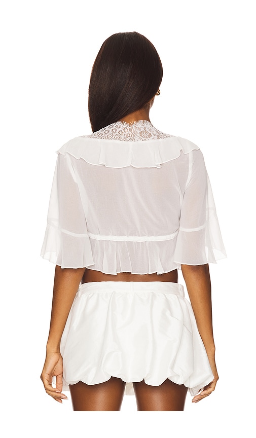  Bardot Spitzenoberteil Louelle In White. Größe 10. Also In 8, 12. 