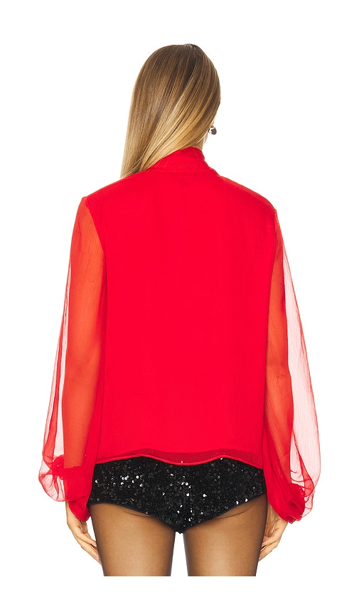  Bardot Oberteil Solace In Red. Größe 4. Also In 2, 6, 8. 
