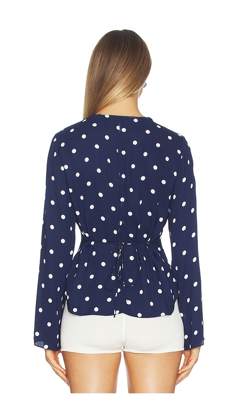  Baum Und Pferdgarten Bluse Madelie In Navy. Größe 34. Also In 36, 38, 40, 42. 