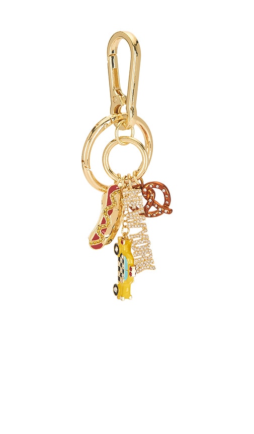 Baublebar Big Apple Bling Bag Charm In Gold