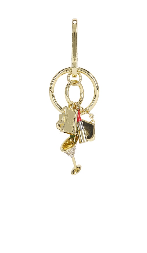 Baublebar Sip, Slay & Sparkle Bag Charm In Gold