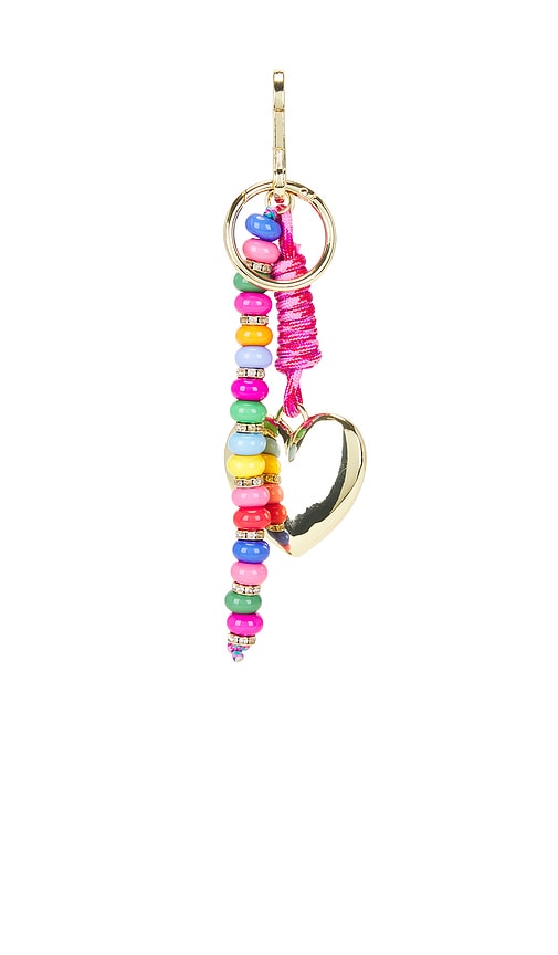 Baublebar Statement Heart Bag Charm. In Multi