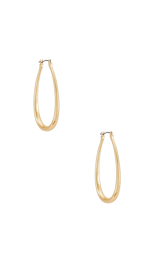 BaubleBar Sophia Hoop Earrings in Gold | REVOLVE