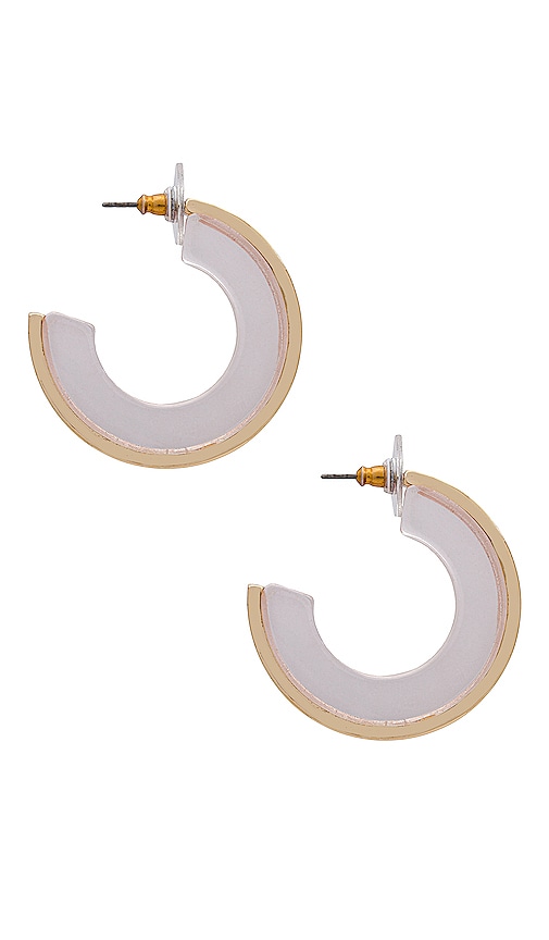 Shop Baublebar Viola Earrings In Metallic Gold