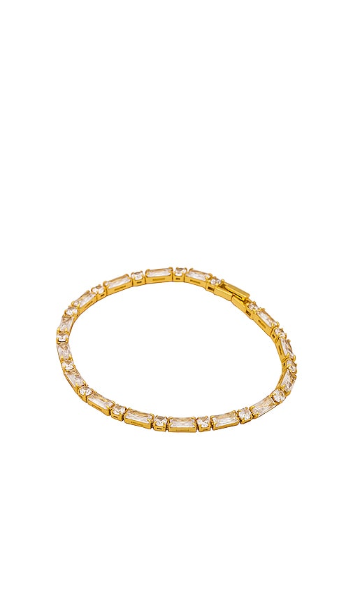 BaubleBar Kerri Tennis Bracelet in Gold