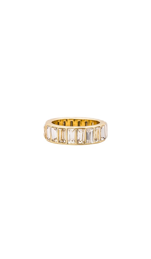 Elizabeth Ring in Metallic Gold. - size 7 (also in 6)