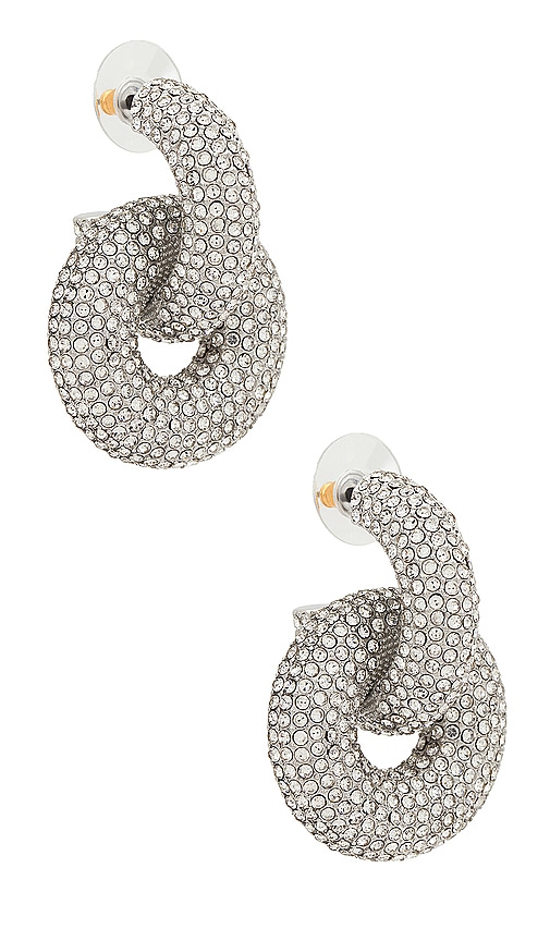 BaubleBar Circle Hoop Drop Earrings
