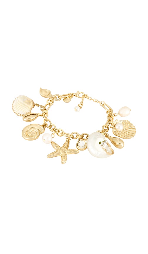 Baublebar Linda Shell Bracelet In Gold