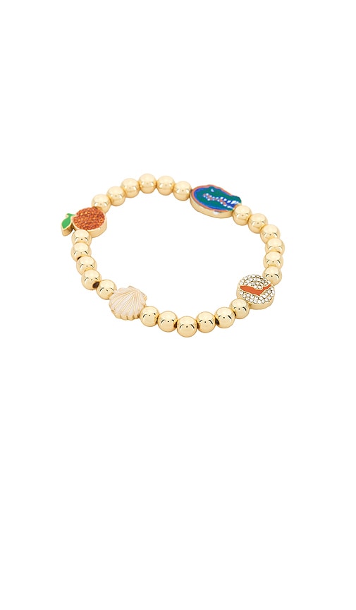 Baublebar University Of Florida Mixed Icon Pisa Bracelet In Gold