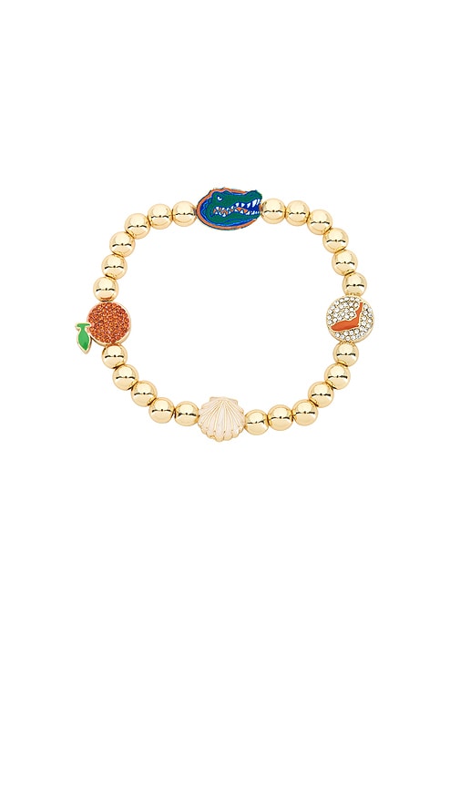 Baublebar University Of Florida Mixed Icon Pisa Bracelet In Gold