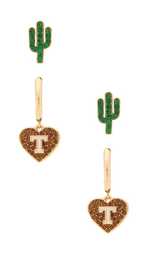  Baublebar Ohrring-set University Of Texas At Austin In Metallic Gold. 