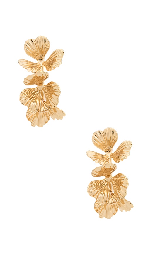 Baublebar Creolen Fiorella In Metallic Gold. 