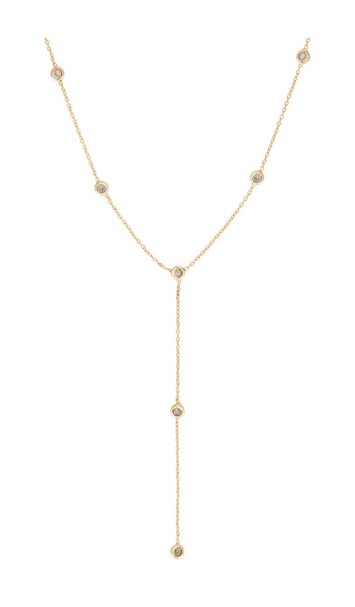 Baublebar Crystal Lariat Necklace In Gold