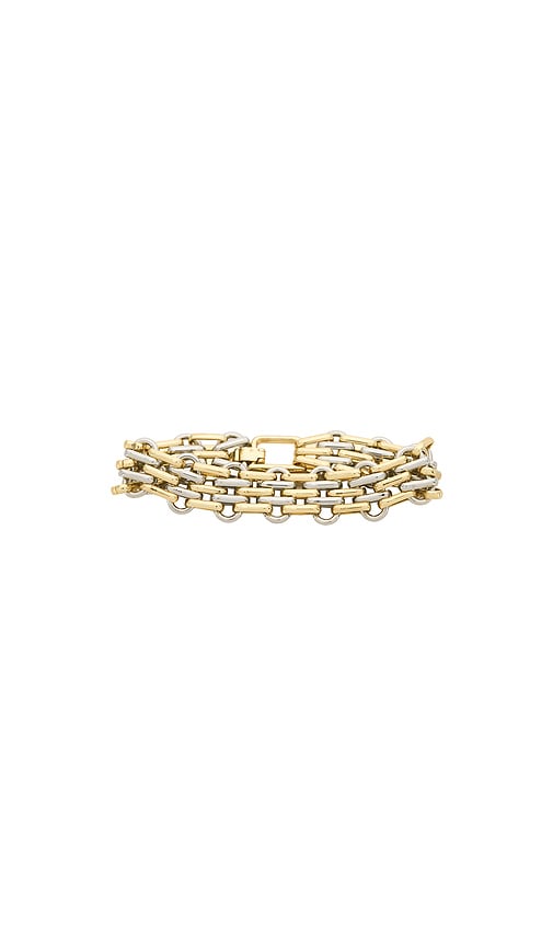 Baublebar Mixed Metal Link Bracelet In Gold