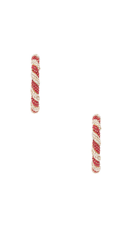  Baublebar Creolen Peppermint In Red. 