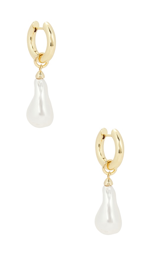 Baublebar Teagan Pearl Statement Earrings In White