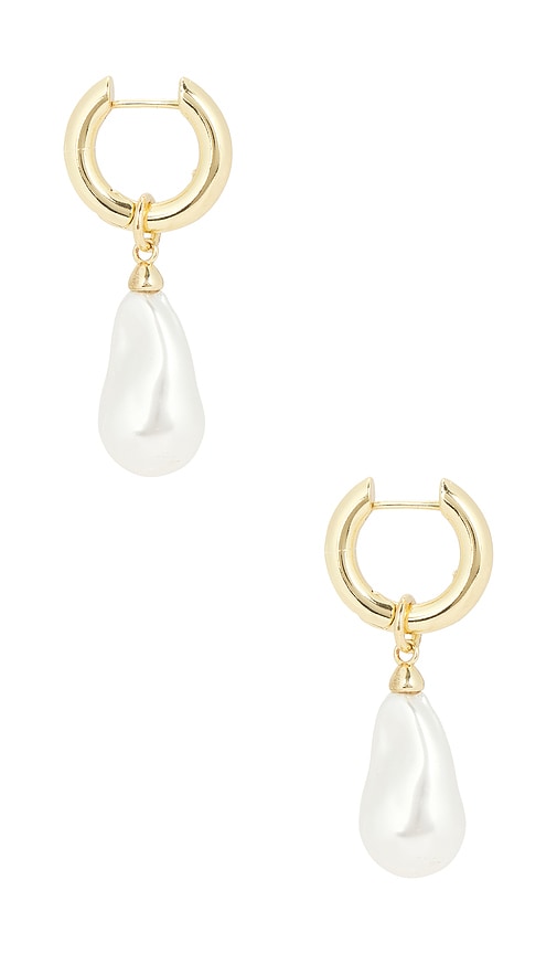 Baublebar Teagan Pearl Statement Earrings In White