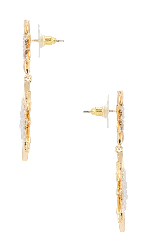 Baublebar Lyra Starburst Statement Earrnigs In Gold