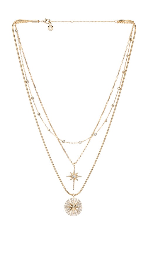 Baublebar Lyra Celestial Layered Necklace In Gold