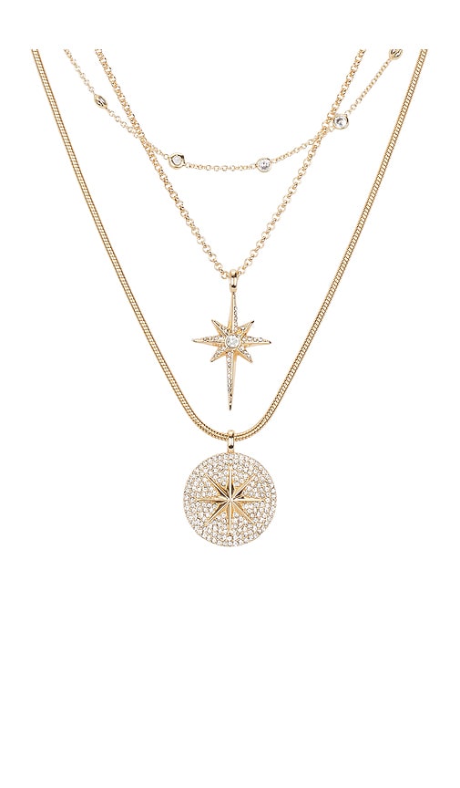 Baublebar Lyra Celestial Layered Necklace In Gold