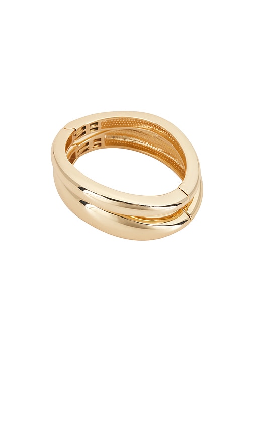  Baublebar 2er-pack Armreifen Hinge In Metallic Gold. 