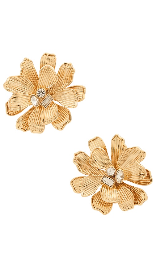 BaubleBar BOUCLES DOREILLES FLORAL en Metallic Gold 47 €