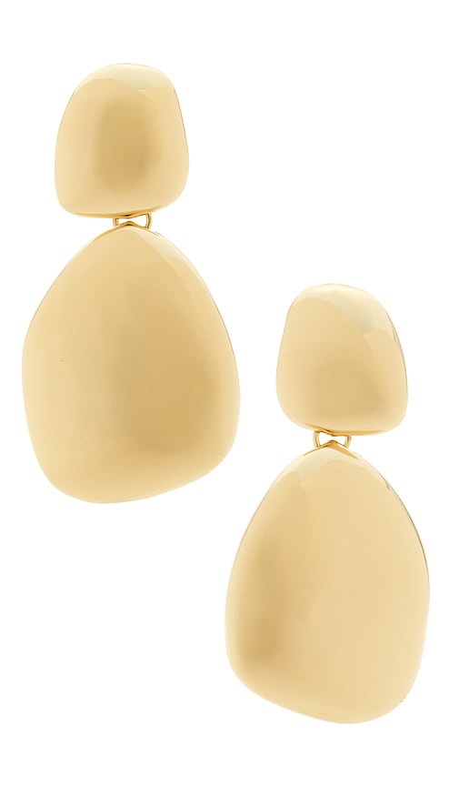 BaubleBar BOUCLES DOREILLES ORGANIC en Metallic Gold 47$