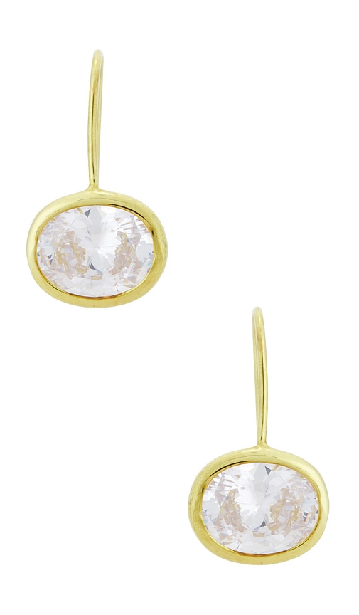 Baublebar Fallon 14k Gold Bezel Earrings