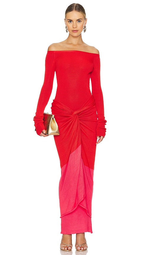 Baobab Amar Dress in Red