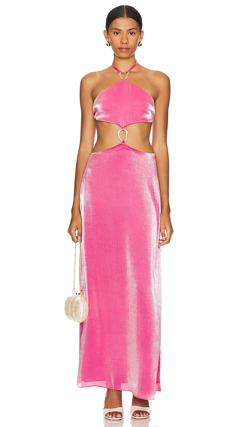Shop Baobab Kira Maxi Dress In Pink