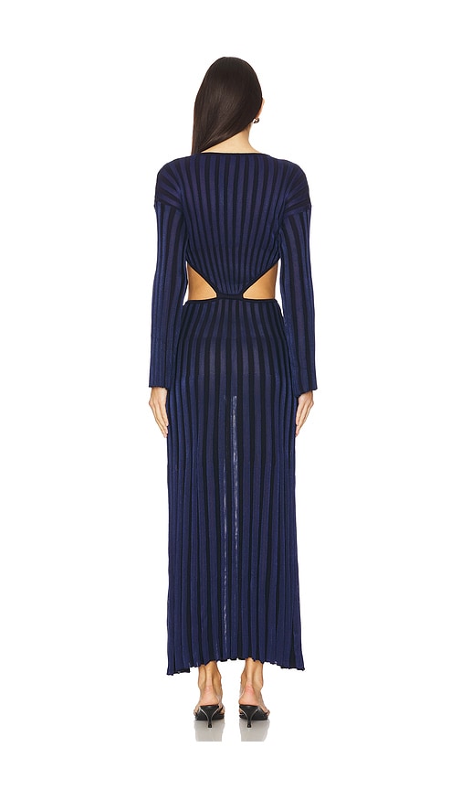  Baobab Maxikleid Mit Ausschnitten Bentley In Navy. Größe S. Also In Xs. 