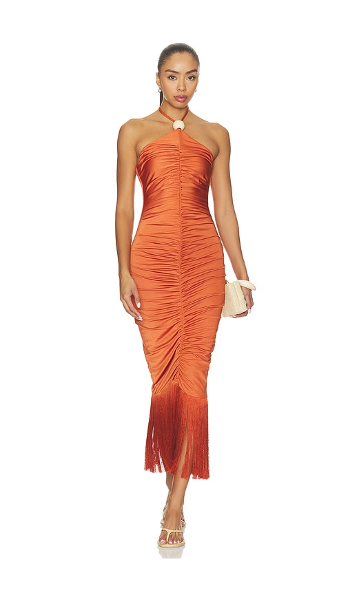 Zoe Maxi Dress by baobab in Burnt Orange