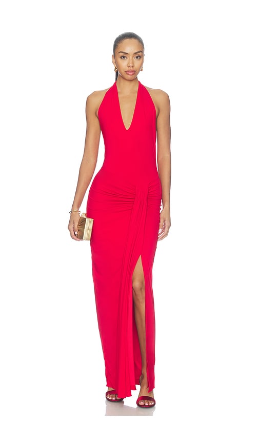 Donatella Maxi Dress by baobab in Red Cherry
