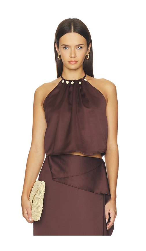 Lorena Top by baobab in Espresso Brown
