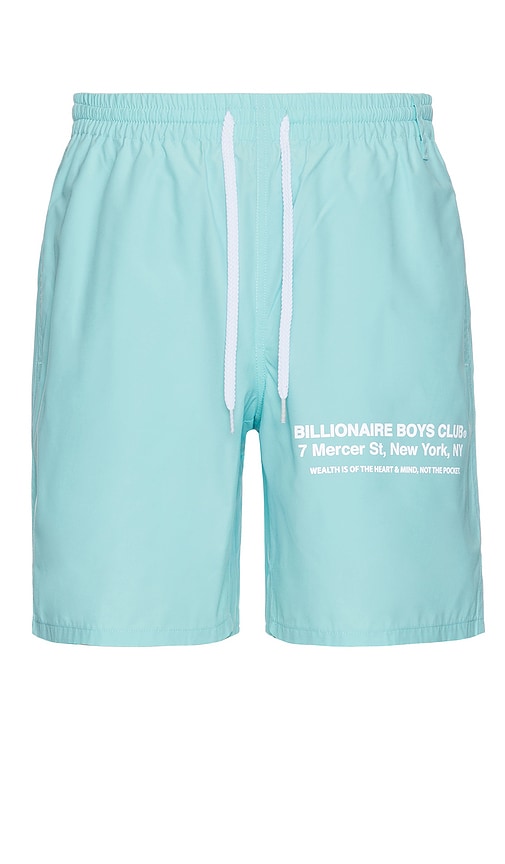 Shop Billionaire Boys Club Mercer Shorts In Baby Blue